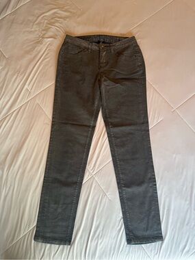 Jag Jeans Straight Leg Jeans in Charcoal Black Mid Rise Worn Look